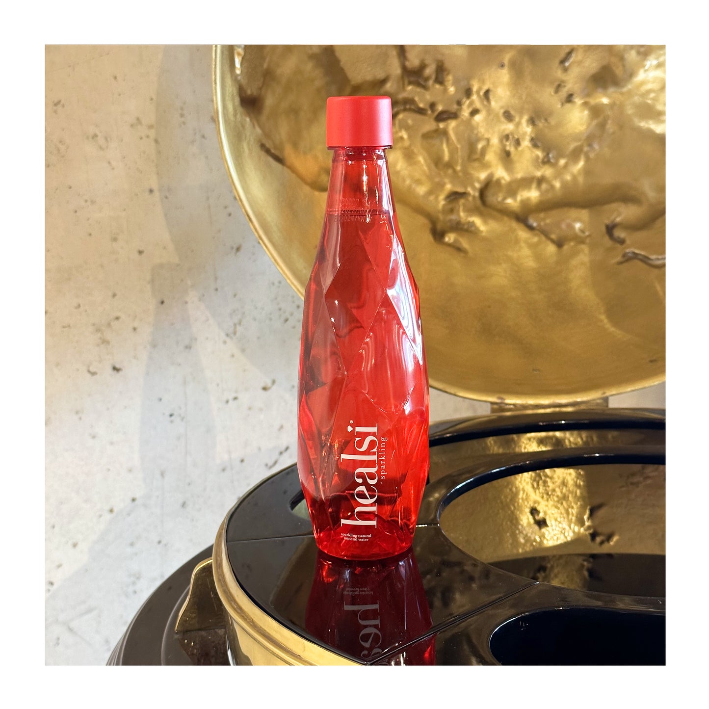 Healsi Red 500ml x 12 Sparkling Plastic bottle