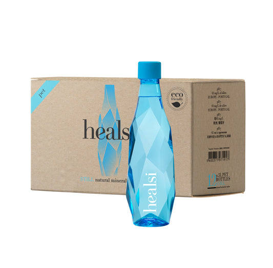 Healsi Turquoise 500ml x 12 Still Plastic bottle