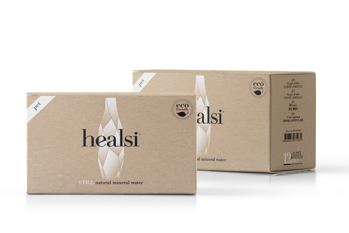 Healsi Crystal 500ml x 12 Still Plastic bottle