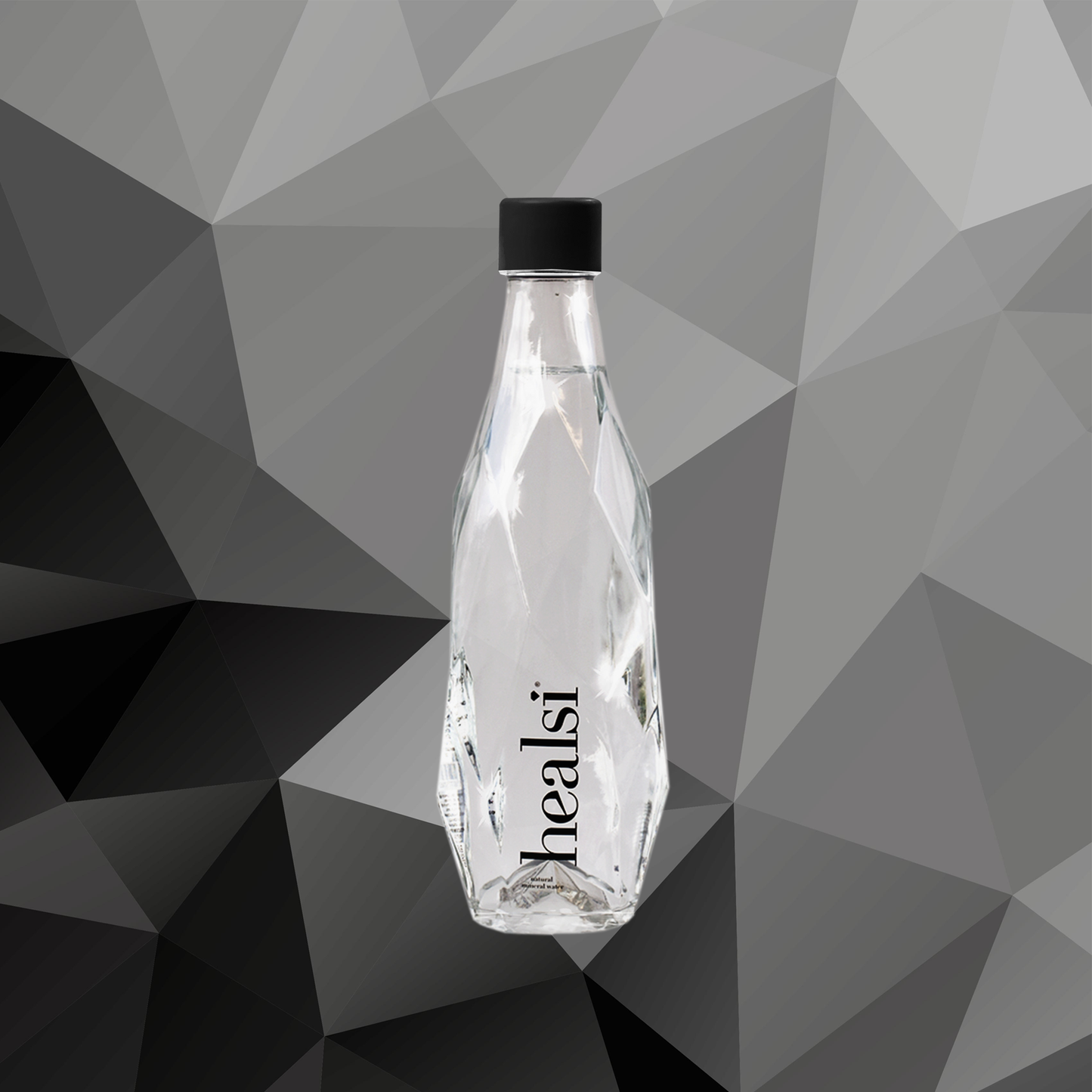 Healsi Crystal 400ml x 12 Still Glass bottle