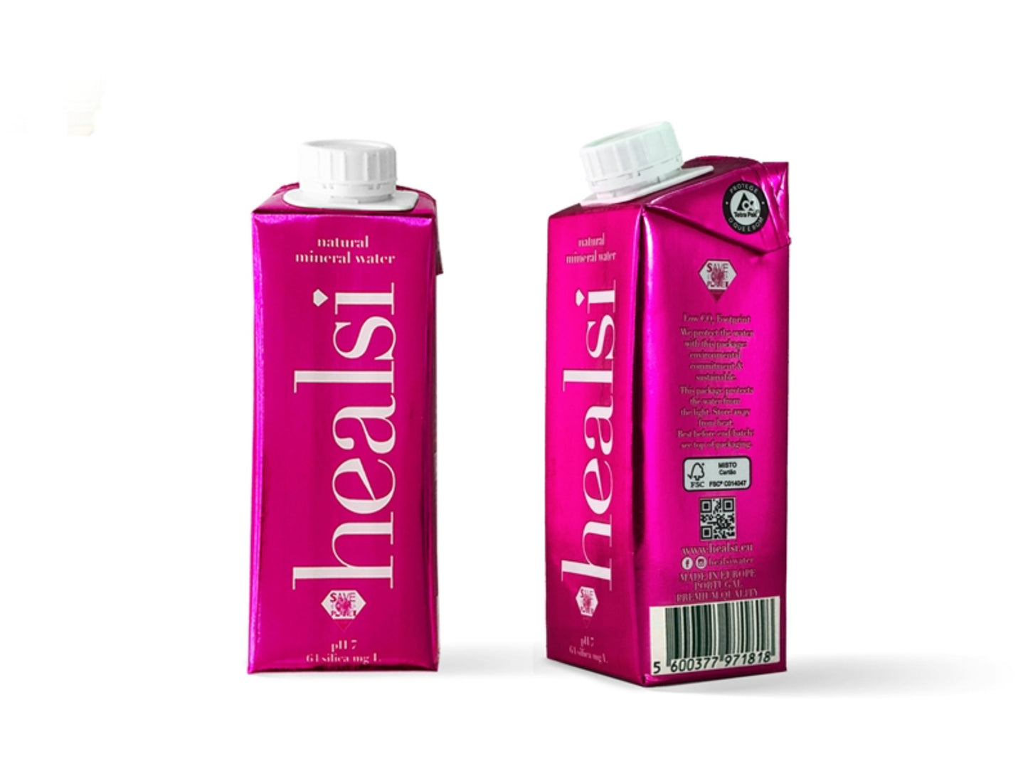 Healsi Fuchsia 250ml x 24 Still Tetra Pack