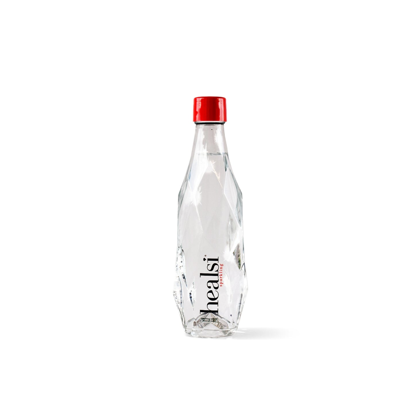 Healsi Red Sparkling 400ml x 12 Sparkling Glass bottle