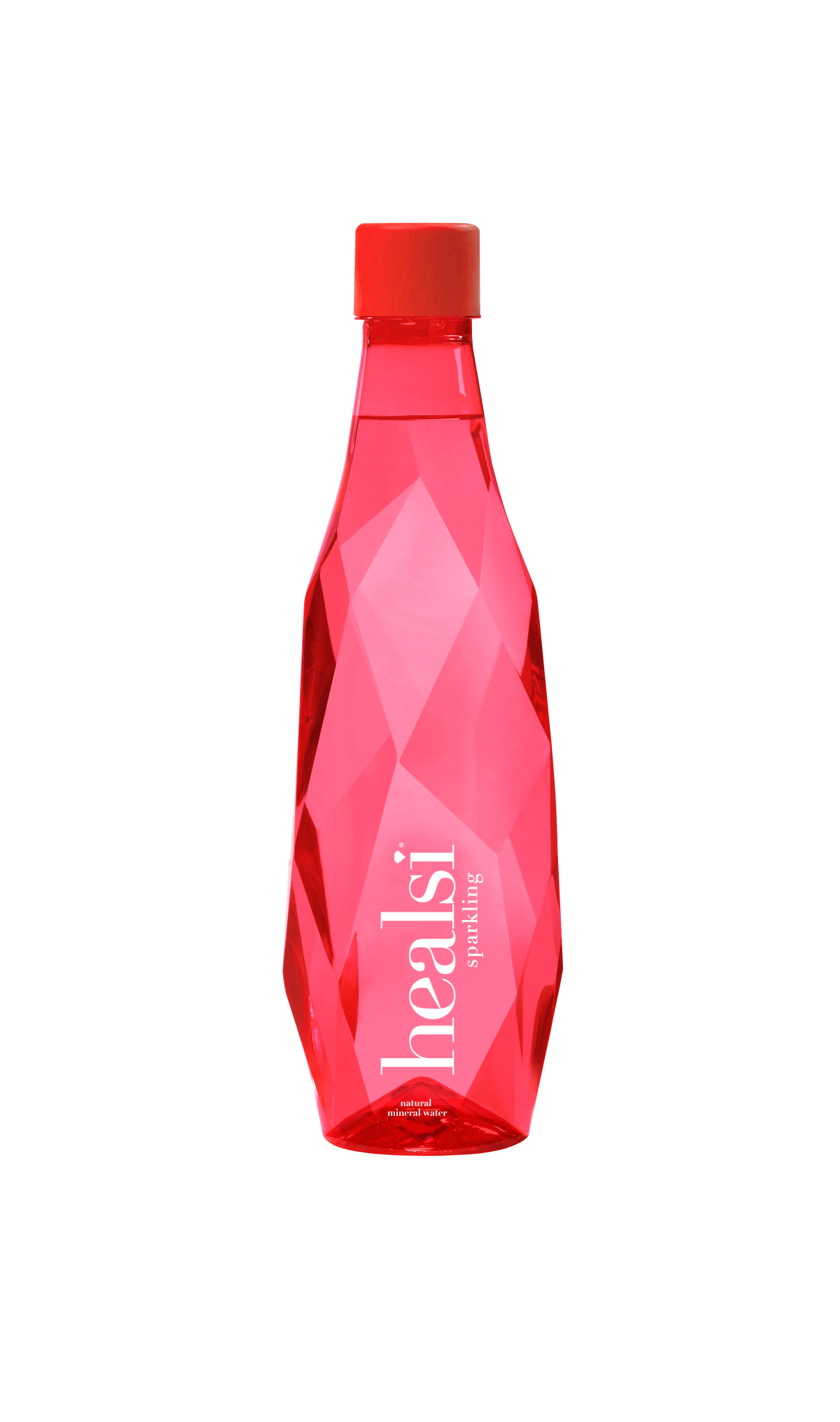 Healsi Red 500ml x 12 Sparkling Plastic bottle