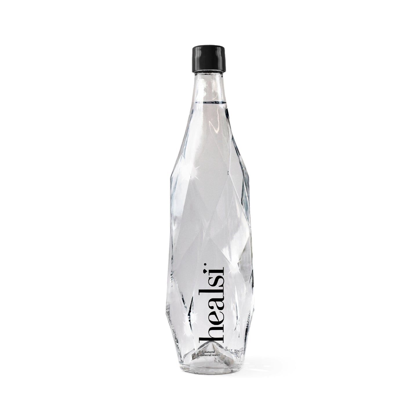 Healsi Crystal 850ml x 6 Still Glass bottle