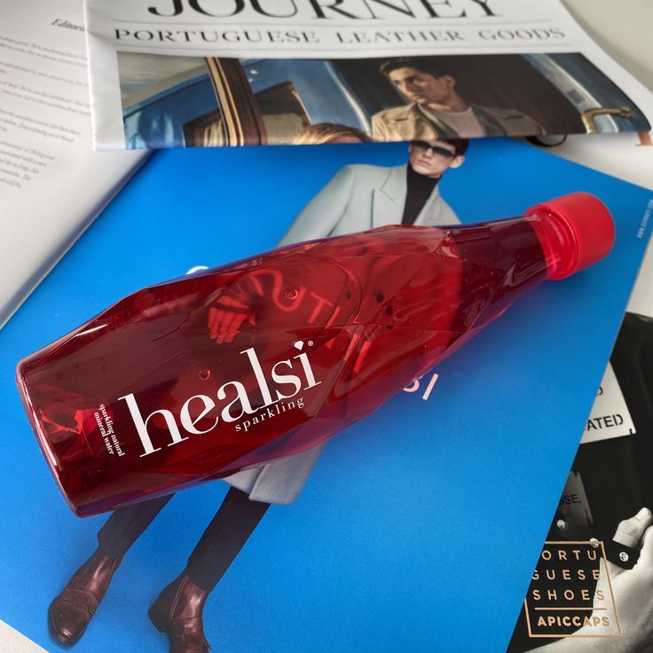Healsi Red 500ml x 12 Sparkling Plastic bottle