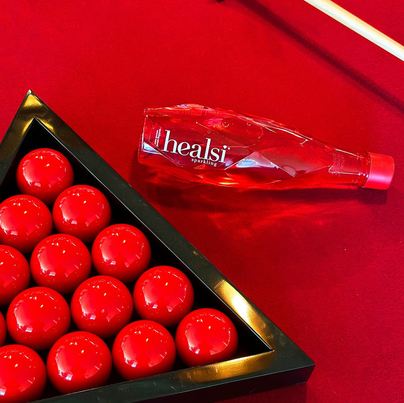 Healsi Red 500ml x 12 Sparkling Plastic bottle