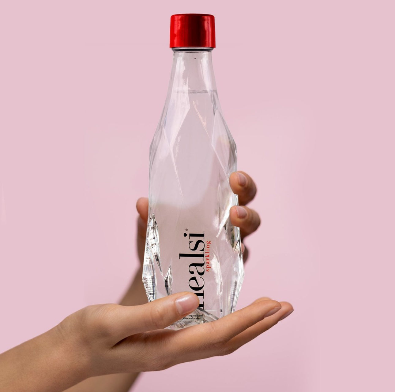Healsi Red Sparkling 400ml x 12 Sparkling Glass bottle