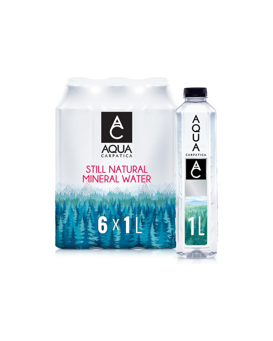 Aqua Carpatica 1 litre x 6 Still Plastic Bottle
