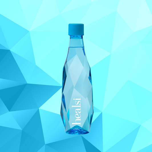 Healsi Turquoise 500ml x 12 Still Plastic bottle