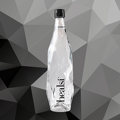 Healsi Crystal 850ml x 6 Still Glass bottle