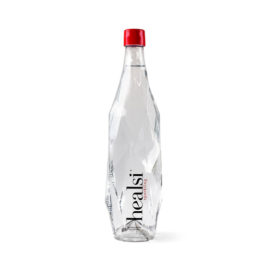 Healsi Red 850ml x 6 Sparkling Glass bottle
