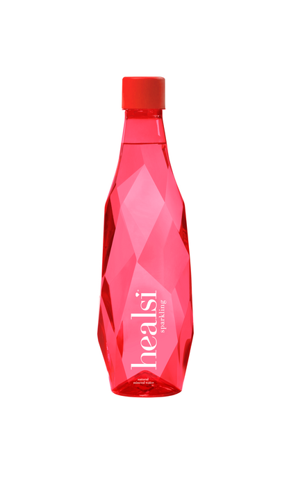 Healsi Red 500ml x 12 Sparkling Plastic bottle