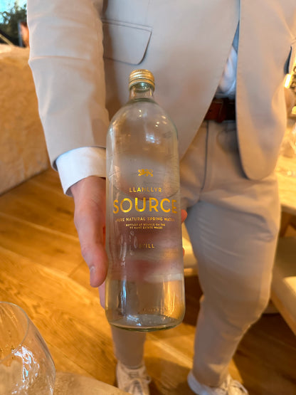 Llanllyr Source 750ml Still Water | Premium Welsh Spring Water | Glass Bottle x12