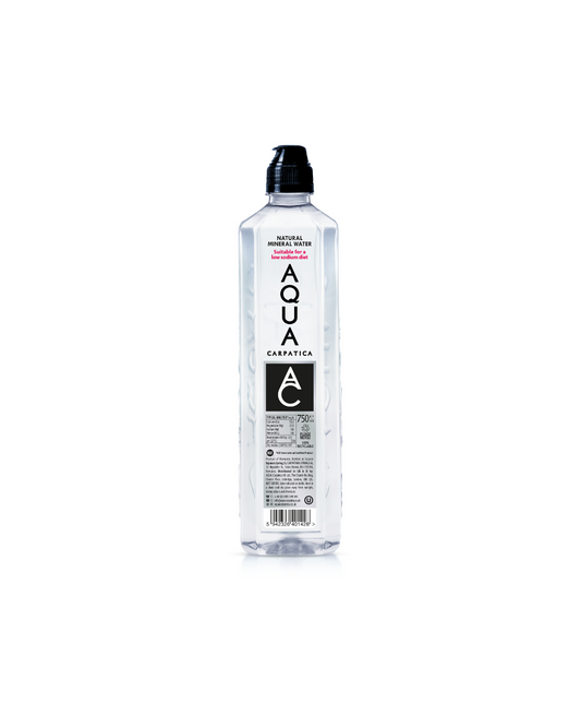 Aqua Carpatica 750ml x 6 Still Plastic (Sports Cap)
