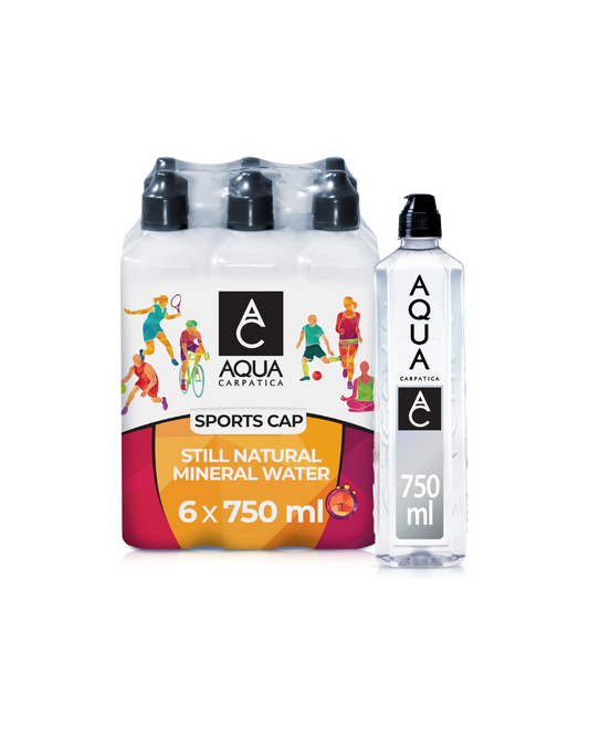Aqua Carpatica 750ml x 6 Still Plastic (Sports Cap)