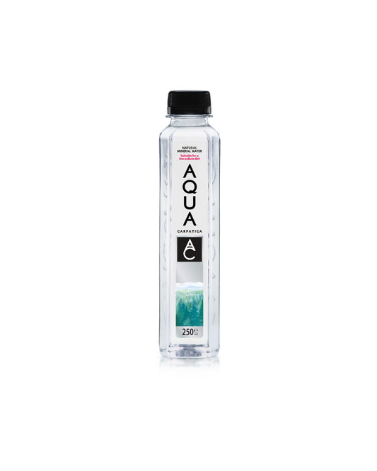 Aqua Carpatica 250ml x 24 Still Plastic bottle