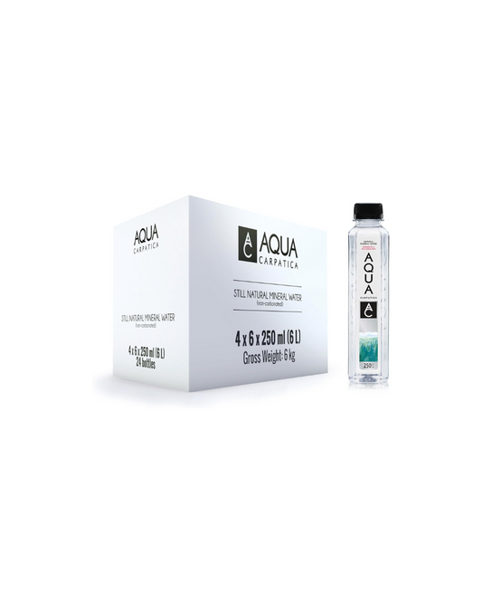 Aqua Carpatica 250ml x 24 Still Plastic bottle