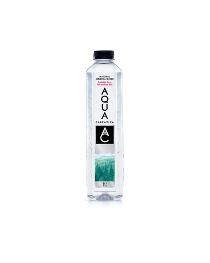 Aqua Carpatica 1 litre x 6 Still Plastic Bottle