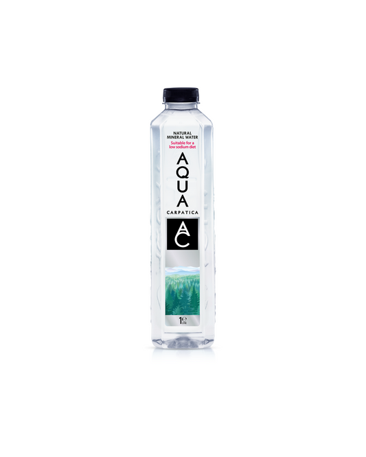 Aqua Carpatica 1 litre x 6 Still Plastic Bottle