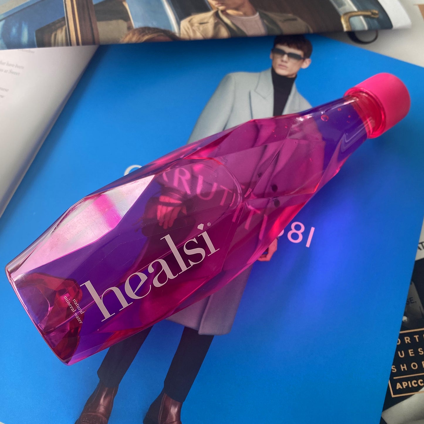 Healsi Fuschia 500ml x 12 Still Plastic bottle